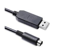 Cable de Datos de comunicación secuenciador de música QY100 Cable de programación USB prolífico PL2303 USB RS232 Serial a MI-N DIN 8 Pines(1m,Assembled Mini DIN)