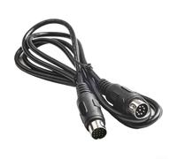 Cable de datos de radio icom de 1,5 m para IC-703 IC-706 IC-718, conector DIN con soporte de alimentación de enlace, para transmisión de señal de radio jamón (DIN8-DIN8)