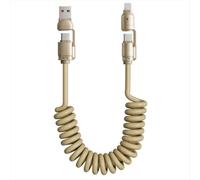 Cable de datos de resorte para coche de carga ultrarrápida para oro