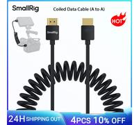 Cable de datos en espiral SmallRig de A a A, compatible con resolución de hasta 4K a 60 Hz para BMPCC 4K 6K para Panasonic S1H/GH5/GH5S para HDMI-4963 (A to A) 4963