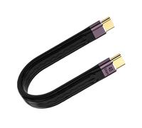 Cable De Datos Flexible FPC - Cable USB C Corto C 100W FPC | Datos De 40Gb/S. Video, PD Fast Charging, FPC 3.1 GEN 2 USB C USB C Cable, Adaptador De Cargador De EE.UU