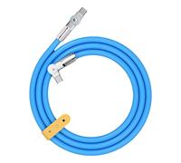 Cable de datos mecánico de doble codo giratorio de tipo C a tipo C de 180, 2 m