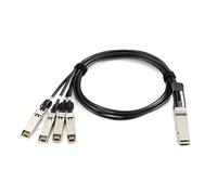Cable de datos profesional QSFP+ de 40 Gigabit a 4 SFP+, cable de 39.37 pulgadas para un cableado eficiente del centro de datos flujos de datos sin problemas