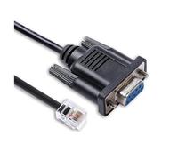 Cable de Datos Serie RS232 Hembra DB9 D-Sub de 9 Pines a RJ12 6P6C for conectar el PLC de la Serie KE-nce KV a la PC