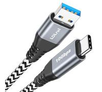 Cable de datos USB C de 10 Gbps de sincronización de 3 pies, 3.2 Gen2, USB A a USB C 3.1A, carga rápida y cable de transferencia de datos de alta velocidad para iPhone 16/16 Pro Max/15 CarPlay,
