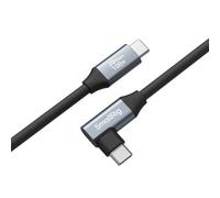 Cable de datos USB-C (recto) a USB-C (acodado) SmallRig 4790 (35 cm / 13,8 pulg.)