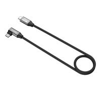 Cable de datos USB-C SmallRig 5076 (recto a acodado, 60 cm / 23,6 pulg.) (40 Gbps + 240 W + 8K)