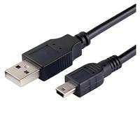 Cable de Datos USB Cargador Mini 5 Pines para Cámaras Canon IFC-500U, IFC-400PCU, IFC-300PCU, IFC-200U, Nikon D3100, D90, D7000, D700, D3000