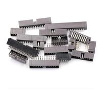 Cable de descarga ISP de doble JTAG de paso de 2,54 mm y recto DC3-6/8/10/14/16/20/26/30/40P, conector de E/S for bricolaje(26P 120pcs)