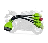 Cable de diagnóstico OBD2 4 en 1 para motocicleta Kawasaki para conector Euro 5, Compatible con Kawasaki ZX6R Vulcan Z900RS Z800 Z1000 Z250 ER6N EX650F, Compatible con motocicleta Euro 5 para uso de