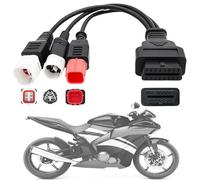 Cable de diagnóstico OBD2, cable adaptador de 3 4 6 pines, sistema de motor OBD-II, cable de extensión OBD2, adaptador de lector de códigos de error OBD-II, herramientas de diagnóstico del sistema de