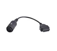Cable de diagnóstico OBD2 OBDII de 10 Pines a 16 Pines for Motocicletas, Adaptador de 10 Pines a 16 Pines, Compatible con BM IC D, ICOM-D, A2.(10Pin 30cm)