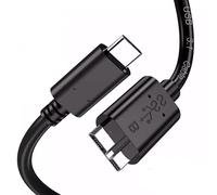 Cable de disco duro USB tipo C 3.1 a Micro B 3.0 de 5 Gbps para disco duro externo portátil, My Passport, WD Elements, Seagate, Toshiba, LaCie, Maxtor, MacBook Pro Air, Galaxy