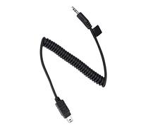 Cable de disparador remoto para Cable elástico ligero, reducción de vibración D750 D610 D600, 2,5 mm/3,5 mm, negro (3,5 mm-N3)