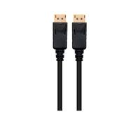Cable de displayport 1.2 Ewent EC1401 Ethernet 4K 2m Negro