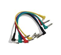 Cable de Efecto, Transmisión Estable Cable de Pedal Reducción de Ruido Buen Aislamiento Colorido Conductividad Fuerte para Guitarra Eléctrica para bajo