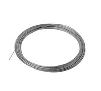 Cable de elevación de pesca suave, cuerda de alambre de acero inoxidable 304 de 10m, tendedero 7 × 7 para malla de jardín, malla de alambre(1mm)