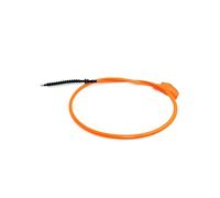 Cable de embrague Manguera de freno hidráulica reforzada trenzada para motocicleta, tubo de manguera de aceite de embrague para motor NC CB universal(CB Orange)
