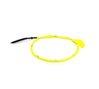 Cable de embrague Manguera de freno hidráulica reforzada trenzada para motocicleta, tubo de manguera de aceite de embrague para motor NC CB universal(CB Yellow)