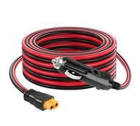 Cable de encendedor de cigarrillos de 12 V/24 V a XT60 3M 16AWG DC adaptador XT60 cargador de coche para estación de energía BLUETTI EB55/AC2A/AC70, Anker 757/767, SOLIX C200 C300 generador solar