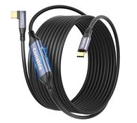 Cable de enlace con puerto de carga de 27 W de 20 pies, compatible con accesorios Meta Quest 3S/Quest3/Quest2/Pro/Pico 4, PC VR, Steam VR, cable USB 3.1 C a USB C de 5 Gbps para auriculares VR, cable