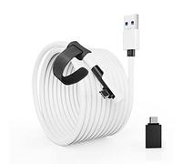 Cable de Enlace Tiergrade 6M Compatible con Quest2 / Pico 4, Transferencia de Datos de PC de Alta Velocidad con 5 Gbps, USB3.2 gen1 a USB C Accesorios de Cable para Auriculares VR y PC para Juegos