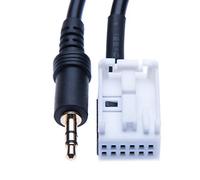 Cable de entrada de audio auxiliar de 3,5 mm para Citroen C2, C3, C4, C6, Berlingo, Synergie, Citroen C5, C8, Citroen Jumpy, Peugeot 207, 307, 407, 407SW, 607, 807 1007, Expert, 308, 4007