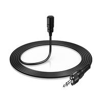 Cable de entrada de micrófono Lavalier de condensador omnidireccional Pro de 3,5 mm para transmisor de micrófonos inalámbricos Sony UWP, como UWP D11/V1