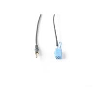 Cable de entrada Mini-ISO a AUX de 3,5 mm de 8 pines para Citroën para Boxer y Relay (2011-2013) estéreo de coche - Cable de interfaz de audio negro de 150 cm y