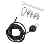Cable de Entrenamiento Profesional para Máquinas de Gimnasio, Negro | Cuerdas de Entrenamiento Fitness, Poleas Gimnasio para Casa, Gym Equipment