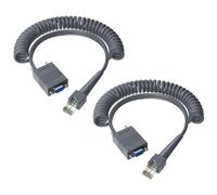 Cable de escáner de código de barras RJ45 a RS232 de 16.4 pies para Motorola/Symbol/Zebra DS2208 LS2208 LS4278 LS3578 MC9190-G DS2278SR DS4308 DS6878 DS4208 (2 unidades) DS8108 Cable DS8178 DS9308