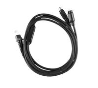 Cable de escáner RJ50 con Extremos de Conector de Teclado, Cable para escritorios POS y áreas de escaneo de almacén para Equipos de reemplazo de escáner Host Link Pos Checkout de de de