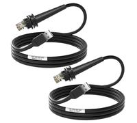 Cable de escáner USB a RJ45 de 6.5 pies CBL-500-300-S00 para Honeywell 1200G Cable 1202G 1250G 1300G 1400G 1500G 1900GHD 1900GSR 1902GHD 1902GSR 1452G (2 unidades) 1470 g. Cable de alimentación 1472G