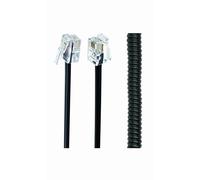 Gembird TC4P4CS-2M 2m Negro cable telefónico - Cable para teléfonos fijos (2 m, RJ10, RJ10, Negro, 190 mm, 90 mm)