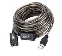 Cable de expansión USB 2.0 flexible de doble capa masculino de hembra a hembra blindado cable extensor cable de datos USB de múltiples longitudes para laptop