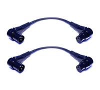 Cable de extensi n/conexi n CESS-039 de 3 pines XLR hembra a macho, ngulo recto (paquete de 2)