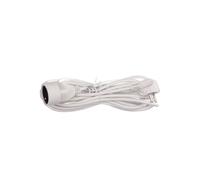 Cable de extensión 1 enchufe con/u 7m/H05VV-F 3x1/blanco P0117
