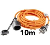 Cable de extensión 10m, IP444 Naranja
