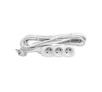 Cable de extensión 3 enchufes con/u 7m/H05VV-F 3G1 cable P0317