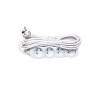 Cable de extensión 4 enchufes con/u 5m/H05VV-F 3G1 cable P0415