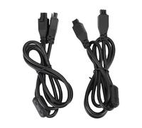 Cable de extensión 485 de 1 m compatible con impresora 3D K2 Plus Hi Combo, línea de datos con núcleo de cobre de 6 pines 24 AWG con filtro de anillo magnético y cubierta de goma