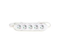 Cable de extensión 5 enchufes con/u 1,5m/H05VV-F 3G1 cable P0511