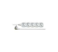 Cable de extensión 5 enchufes con/u 7m/H05VV-F 3G1/blanco P0517