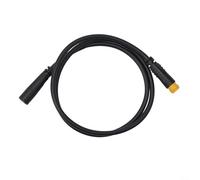 Cable de extensión, 57 cm, 3 pines, sensor de bicicleta eléctrica, cable de palanca de freno del acelerador, conectores de metal de goma, fácil instalación para kits de conversión (macho a hembra)