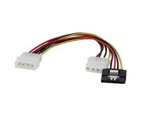 Cable de extensión 8 Pulgadas Molex 4 Clavijas Pines a Mujer con 15 SATA Divisor Potencia Compatible with ATX 12V / 5V & Disco Duro HDD SSD