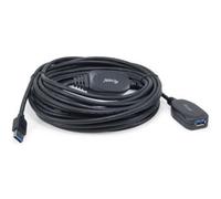 Cable de Extensión Activo USB 3.0 Macho-Hembra 10m Negro