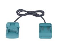 Cable de extensión adaptador de batería de litio de 18V ABS 2x1,5 MM² herramienta de cable de extensión de batería con clip para cinturón para 1,6 m