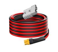 Cable de extensión Anderson de conexión y desconexión rápida de batería de 10 AWG de 10 pies UL1977 500 V CC, cable conector SB50-XT60 para varios vehículos eléctricos, carretillas elevadoras, paneles