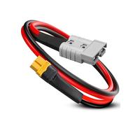 Cable de extensión Anderson de conexión y desconexión rápida de batería de 2 pies, cable conector SB50-XT60 para varios vehículos eléctricos, carretillas elevadoras, paneles solares, cargadores