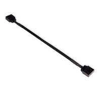 Cable de extensión aRGB de 3 pines a 3 pines, 15 cm, Cable alargador negro